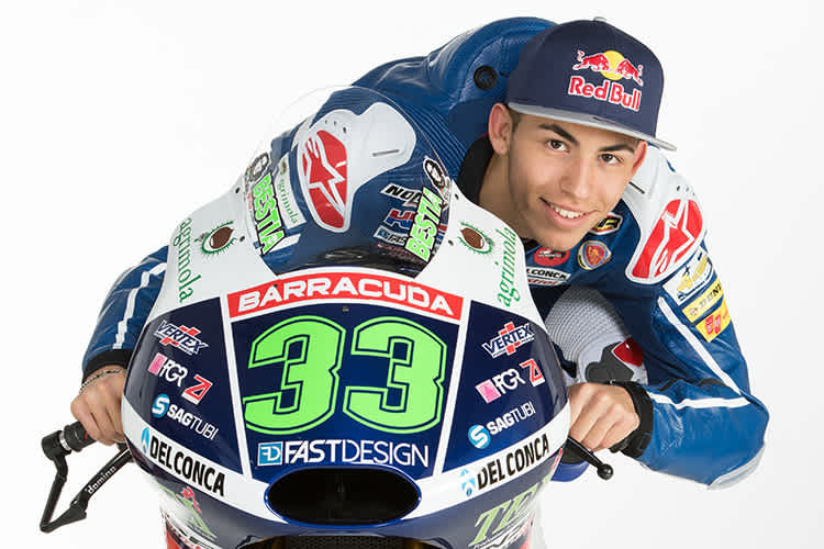 Enea Bastianini auf der Honda des Gresini-Teams