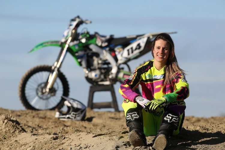 2014 ist Livia Lancelot Fahrerin und Teamchefin in Person