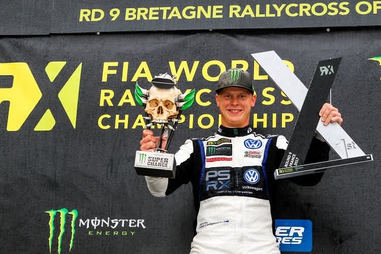 Johan Kristoffersson bei seinem vierten Sieg