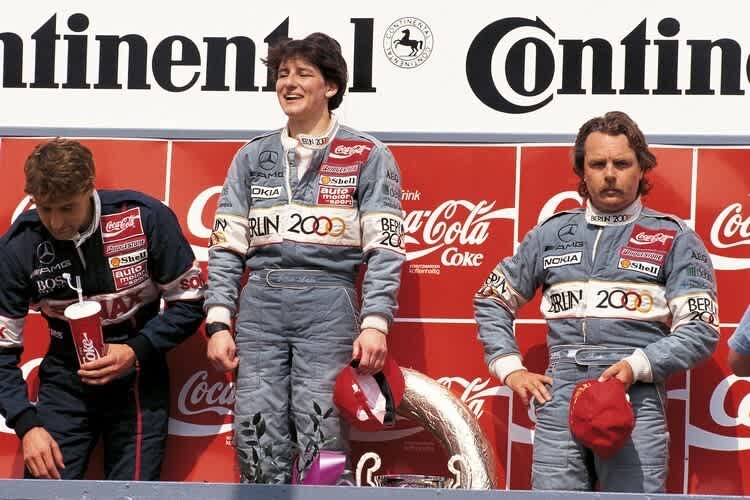 Ellen Lohr auf dem Podium