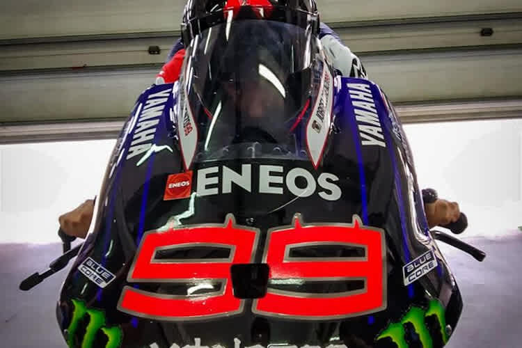 Die Nummer 99 ist zurück auf der Yamaha M1