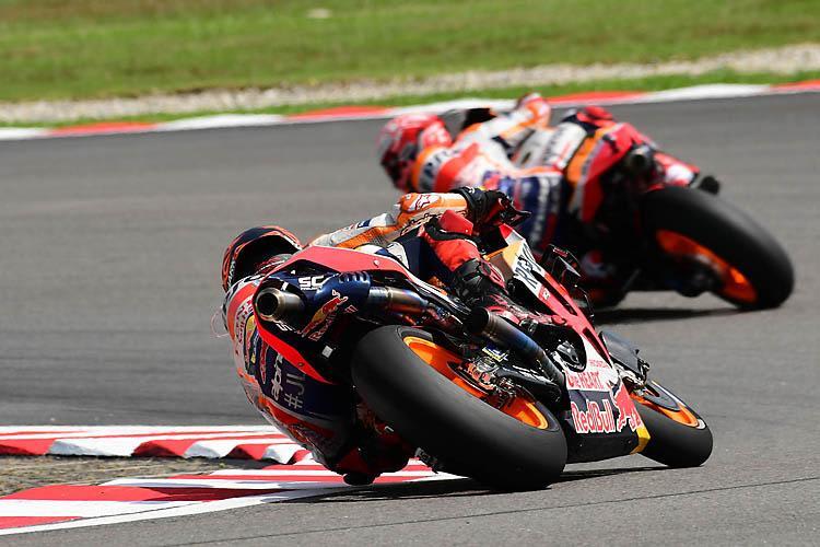 Jorge Lorenzo kann Marc Márquez nicht folgen