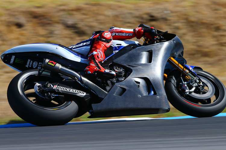 Testete eine neue Verkleidung: Jorge Lorenzo