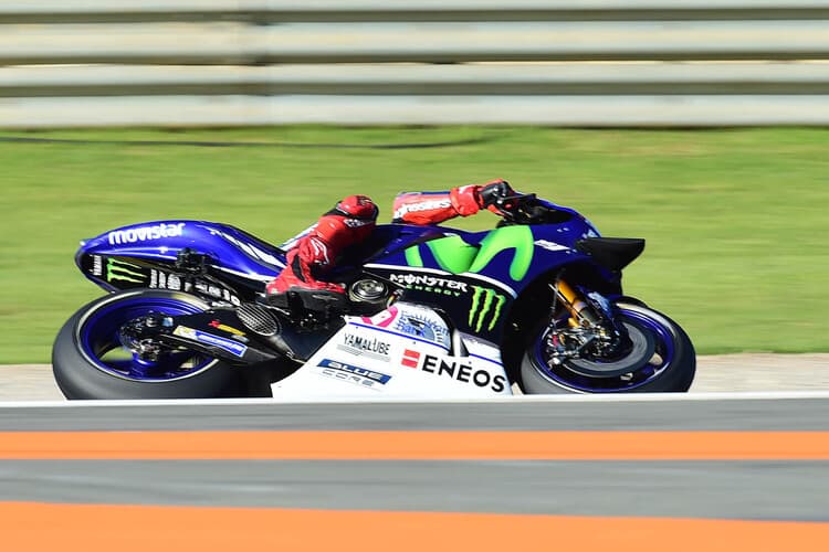 Jorge Lorenzo auf der Yamaha