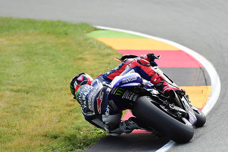Jorge Lorenzo konnte auf dem Sachsenring noch nie siegen