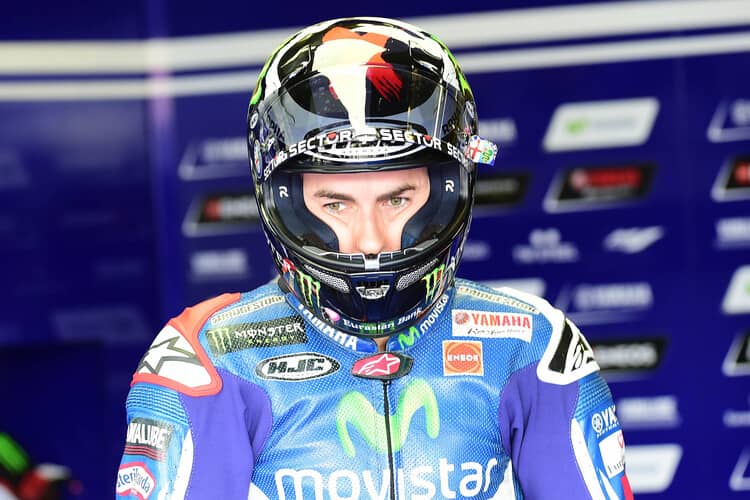 Jorge Lorenzos Helm soll um fünf Millimeter gekürzt werden