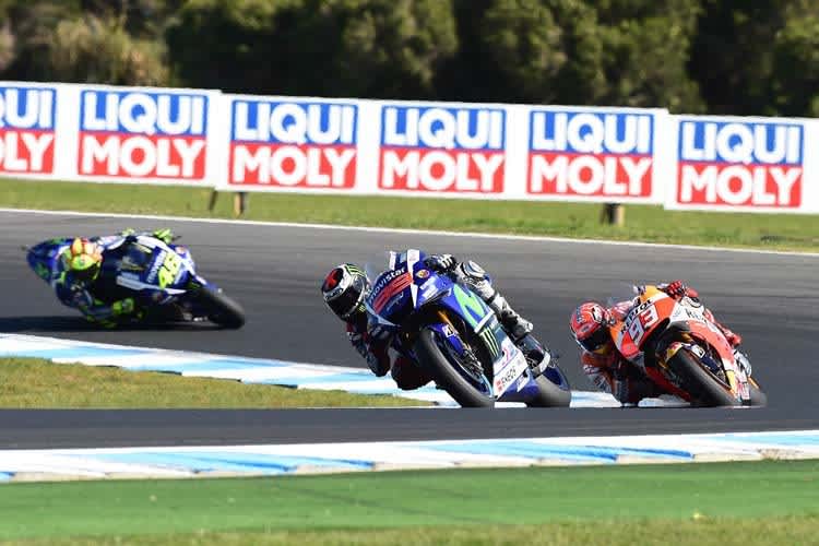 Jorge Lorenzo, Marc Márquez, Valentino Rossi und Dani Pedrosa gewannen alle MotoGP-Rennen seit Casey Stoners Sieg 2012 in Australien
