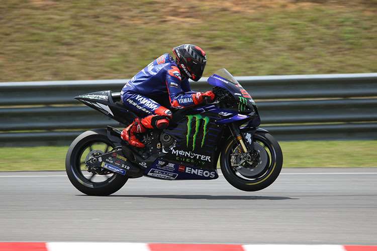 Jorge Lorenzo heute in Sepang auf der Werks-Yamaha
