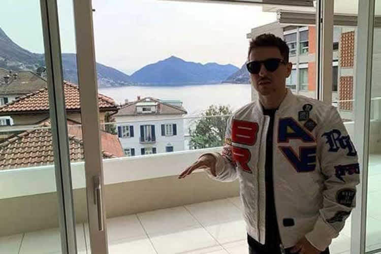 Jorge Lorenzo in seinem neuen Domizil am Luganersee