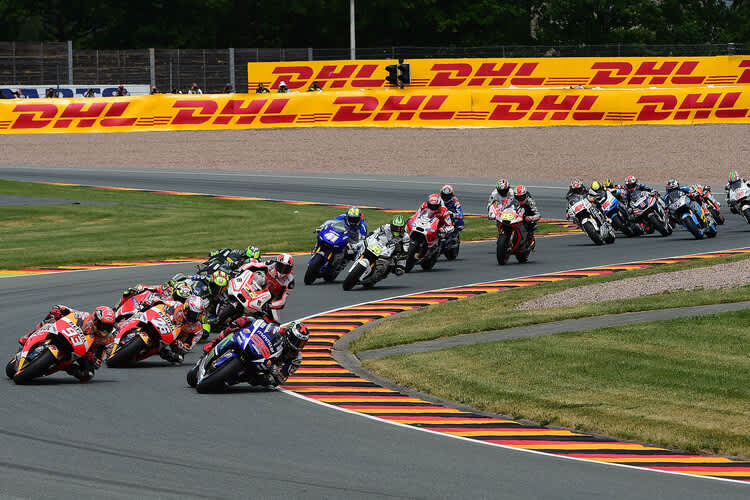 Das MotoGP-Rennen begeisterte die Zuschauer