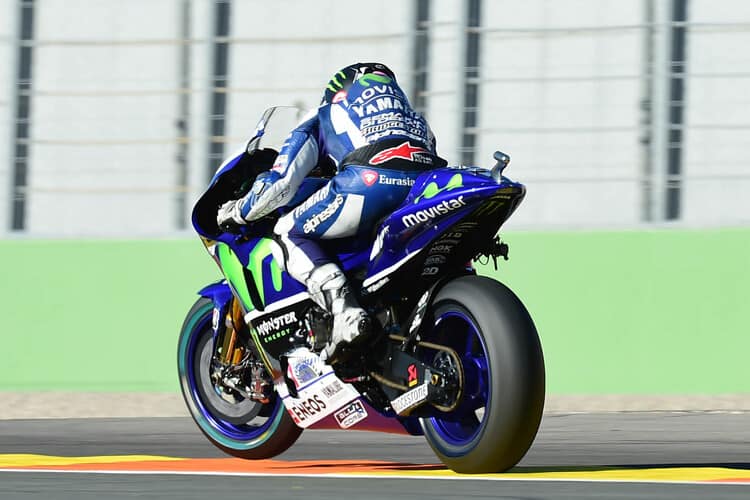 Jorge Lorenzo beim Valencia-GP 2015