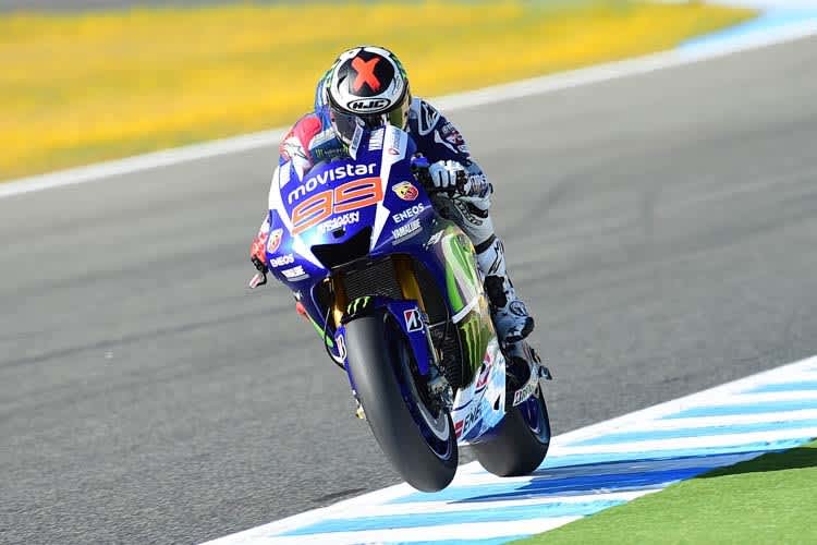 Bärenstark: Jorge Lorenzo auf seiner M1