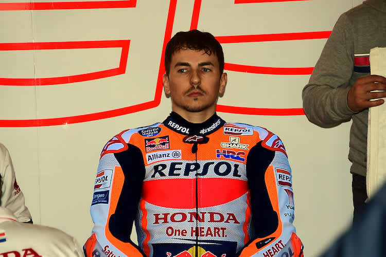 Lorenzo gibt es derzeit nur als Fotomontage im Honda-Look