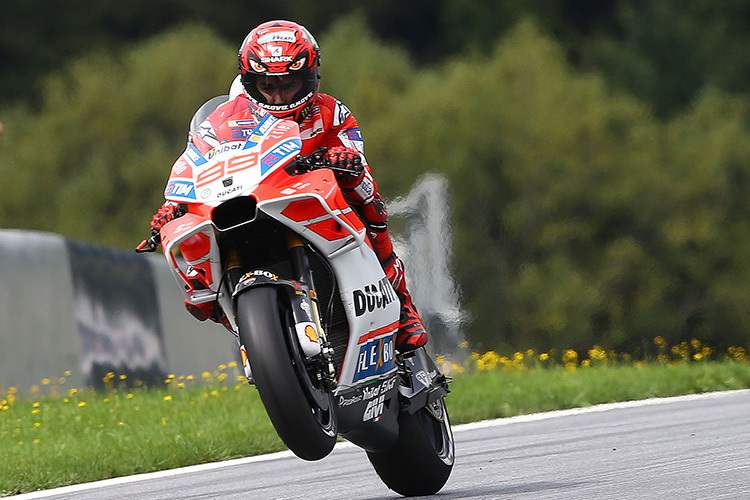 Jorge Lorenzo auf dem Red Bull Ring