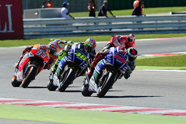 Wie schnell sind Lorenzo, Rossi oder Márquez auf dem neuen Asphalt in Misano?