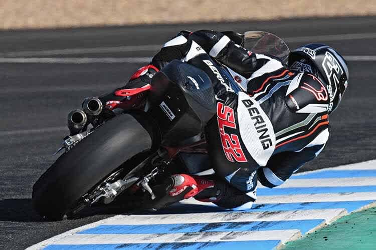 Sam Lowes absolvierte seinen ersten Testtag auf der Moto2-KTM