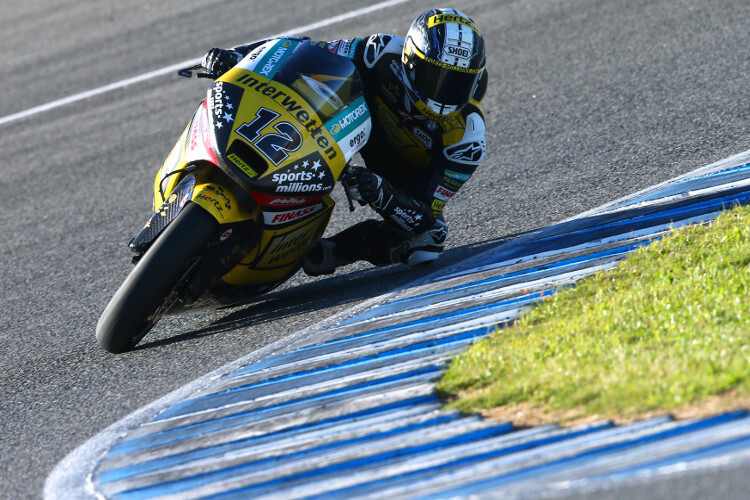 Tom Lüthi legte auch am zweiten Tag die Moto2-Bestzeit vor