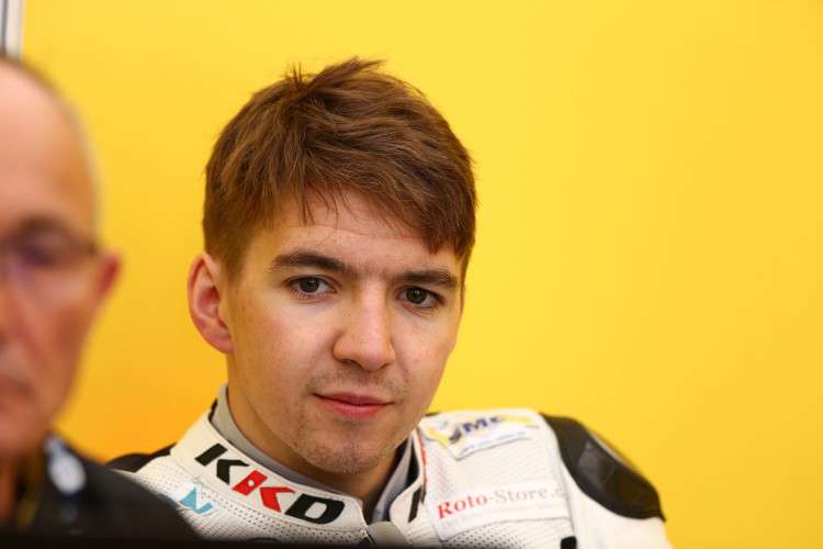 Luca Grünwald hat gut Lachen: Er kommt in Indy super zurecht