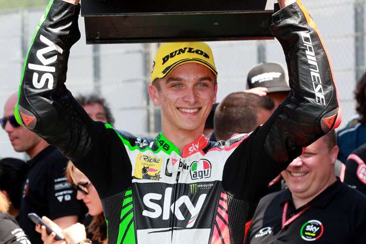 Luca Marini kassierte 20 Punkte auf seiner Lieblingsstrecke