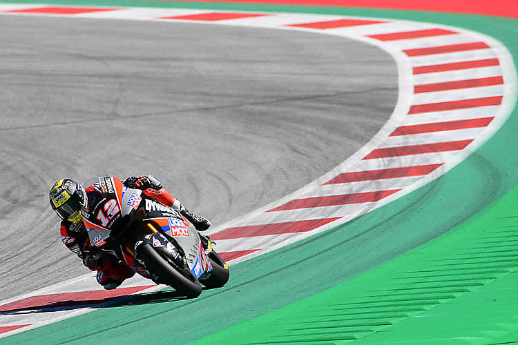 Tom Lüthi auf dem Red Bull Ring von Spielberg