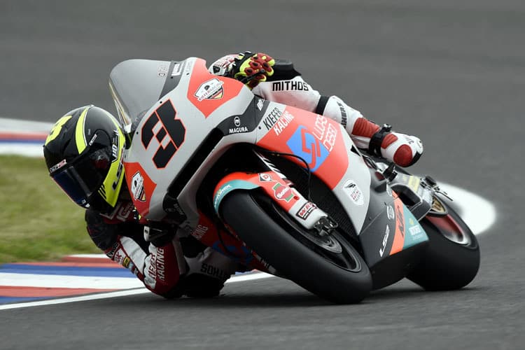 Lukas Tulovic eroberte sich in Estoril seinen ersten Moto2-EM-Podiumsplatz