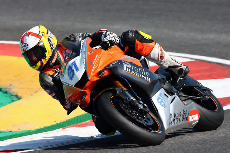 Luke Stapleford mit der Triumph Daytona 675 in der Supersport-WM