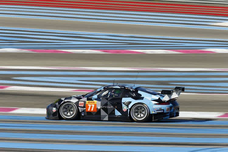 Der Dempsey-Porsche beim Test