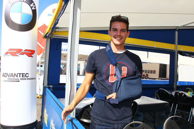 Bastien Mackels zu Besuch in Hockenheim