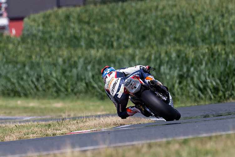 Bastien Mackels unterwegs in Schleiz