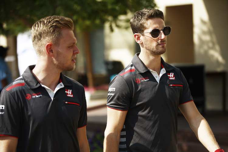 Kevin Magnussen und Romain Grosjean
