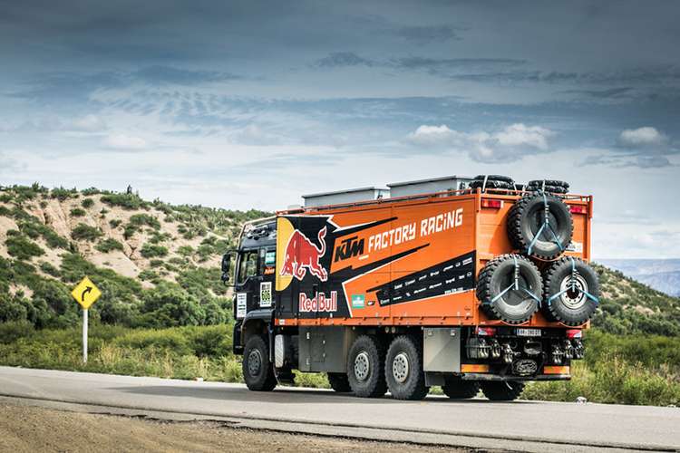 MAN Service Truck von KTM