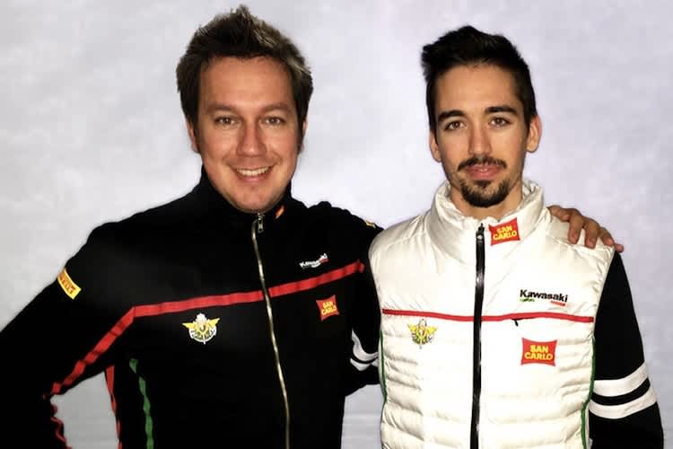 Manuel Puccetti (li) und Roberto Tamburini (re) suchen 2014 gemeinsam den Erfolg