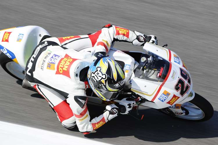 Stefano Manzi auf der Mahindra des Team Italia