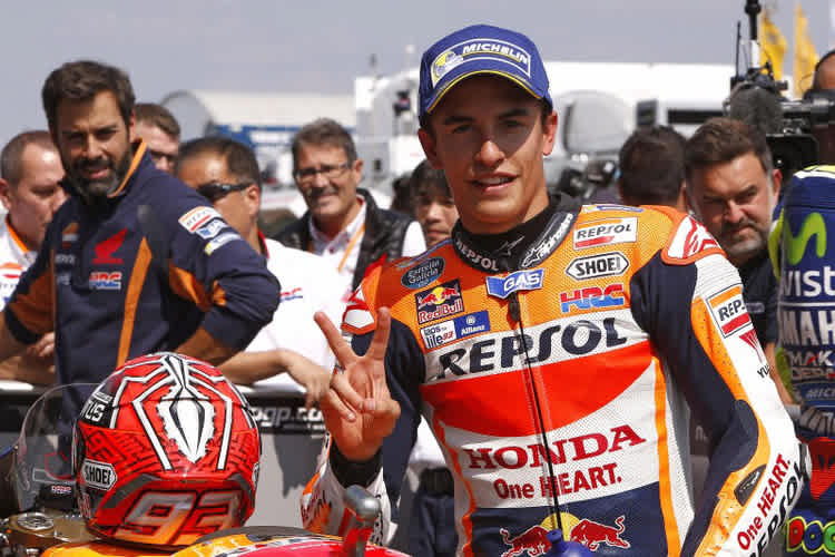 Siebte Pole hintereinander in Sachsen: Marc Márquez