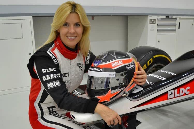 Maria de Villota als Marussia-Testpilotin