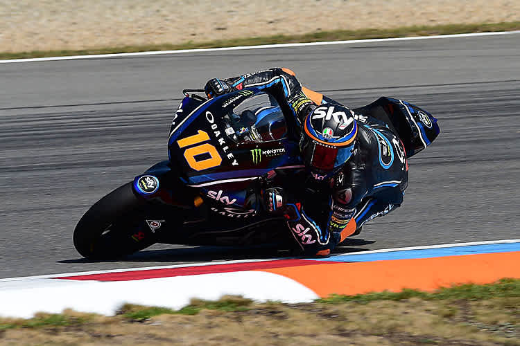 Luca Marini auf der Kalex des VR46-Teams