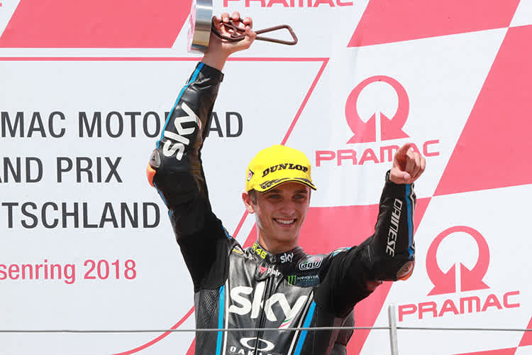 Luca Marini: Platz 3 beim Deutschland-GP