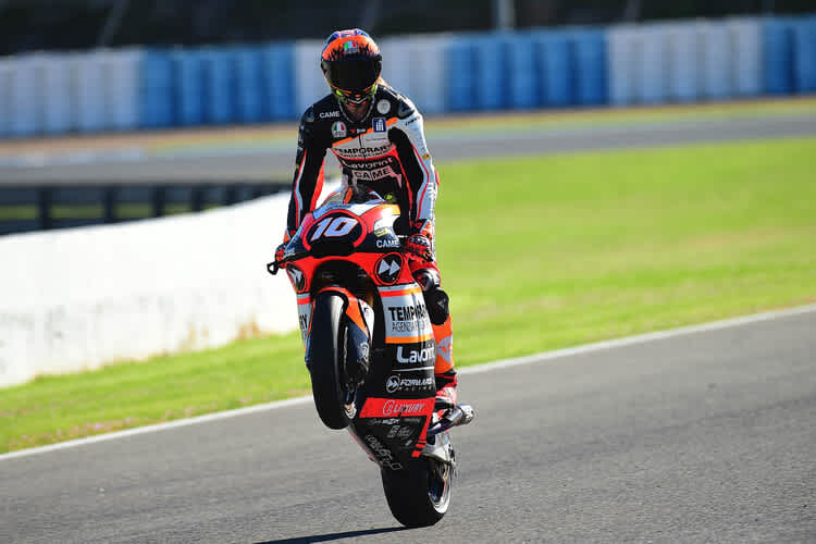 Luca Marini auf der Kalex des Forward-Teams