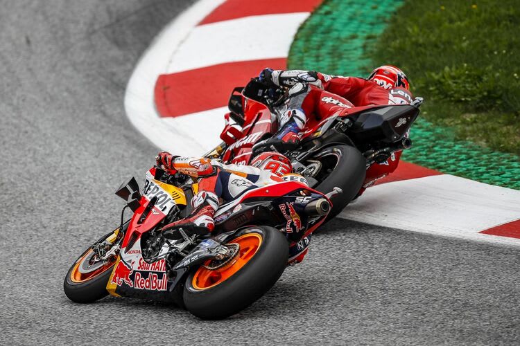 Marc Márquez kämpfte bis zum Schluss um den Spielberg-Sieg