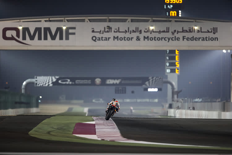 Marc Márquez auf dem Losail International Circuit