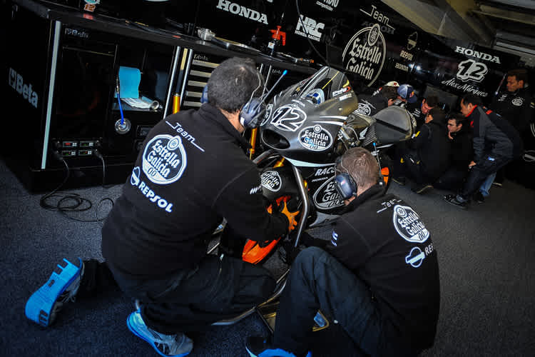 Die Honda-Box von Alex Márquez