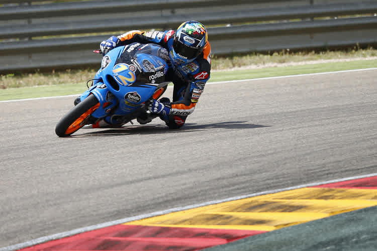 Alex Márquez beim Test auf dem MotorLand Aragón