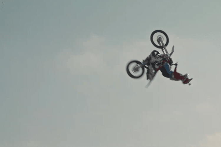 Marc Márquez bei seinem angeblichen Backflip