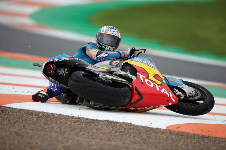 Alex Márquez am Boden