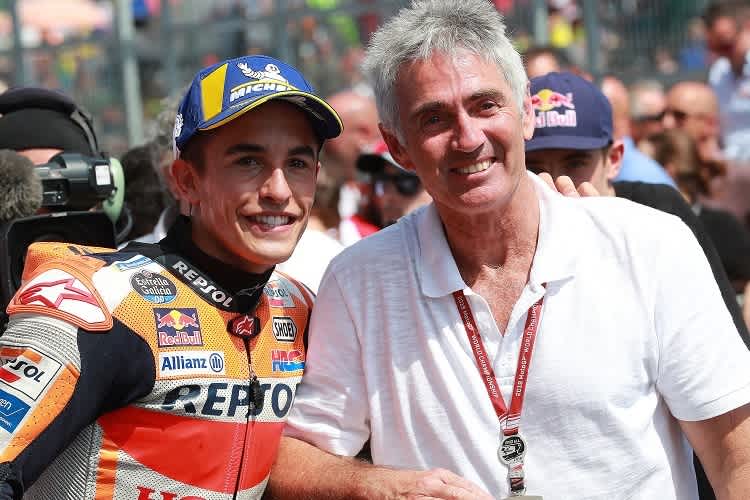 Marc Márquez mit seinem Idol Mick Doohan