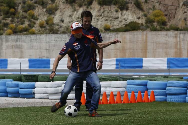 Marc Márquez musste blind so viele Tore wie möglich erzielen