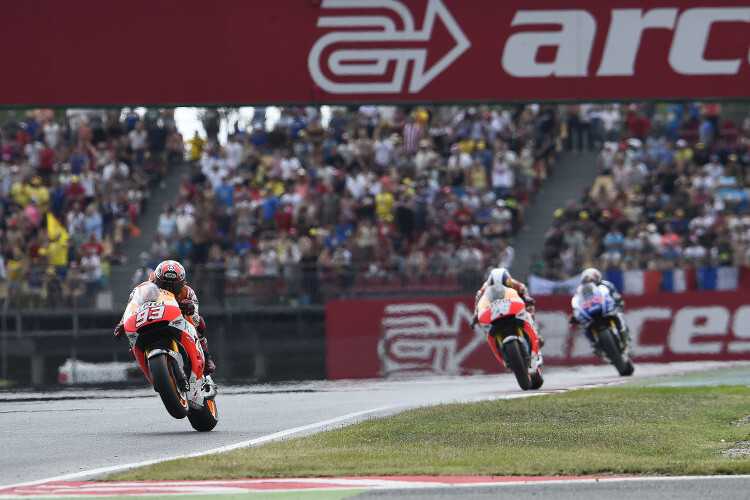 2014: Marc Márquez gab bei seinem Heim-GP den Ton an