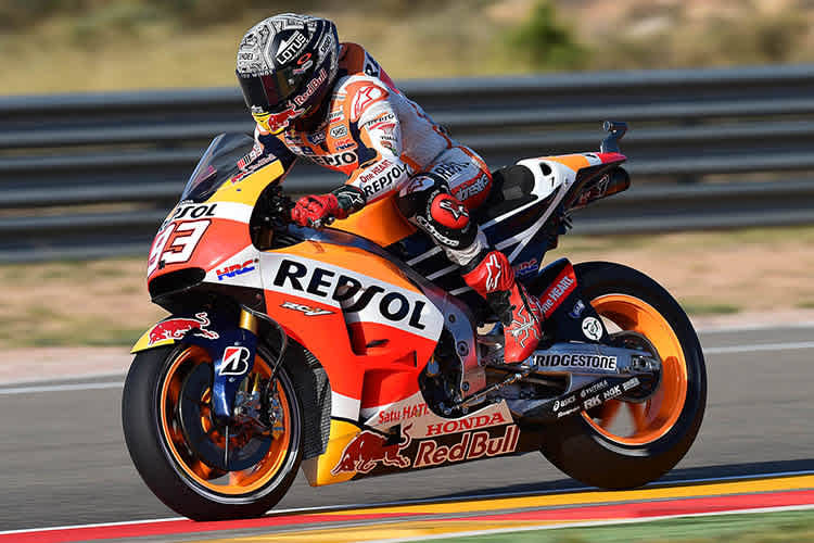 Marc Márquez beklagt: «Ich kann einfach mit diesem Bike nicht so sliden wie im Vorjahr.»