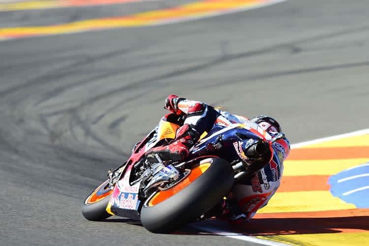 Marc Márquez aus der Honda RC213V mit Michelin-Reifen