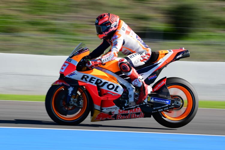 Marc Márquez beim Jerez-Test